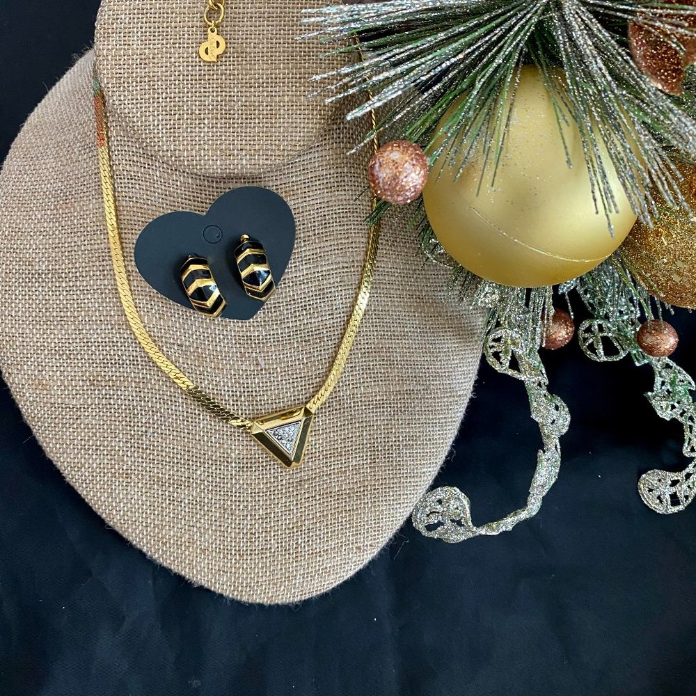 Vintage Christian Dior 1990's Gold Necklace